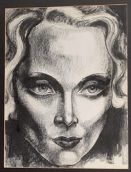 Adrian Stahlecker - Tekening Marlene Dietrich