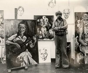 In his studio 1977 In his studio 1977